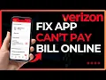 How to Fix Verizon Cannot Pay Bill Online 2026