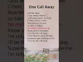 Download Lagu One Call Away | Charlie Puth