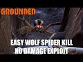 Grounded Easy Wolf Spider Kills No Damage Exploit