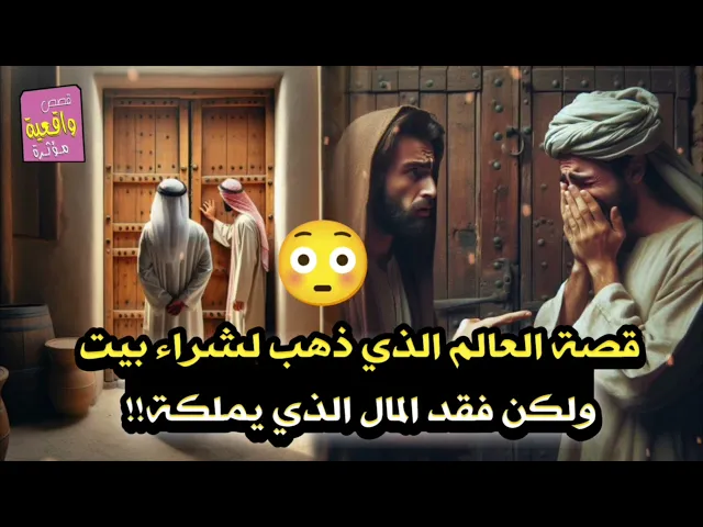 ⁣قصة العالم الذي ذهب لشراء بيت ولكن فقد المال الذي يملكه ؟ وكيف تعامل مع الموقف !
