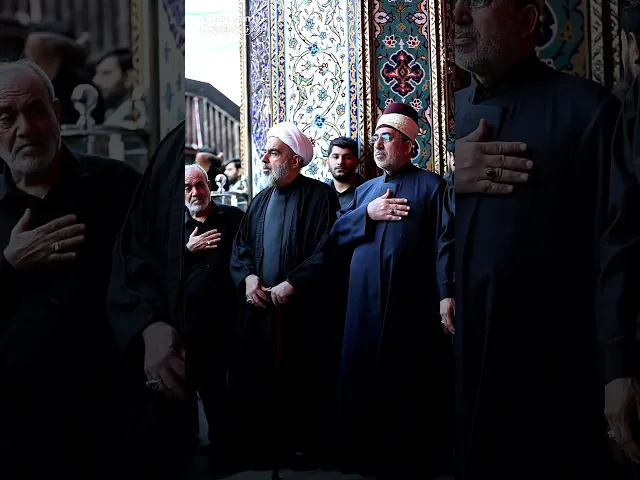 ⁣مواكب الكاظمية تذيب القلوب لوعة في كربلاء ... اربعينية سيد الشهداء نزف لا ينطفئ