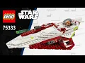 LEGO Star Wars Obi-Wan Kenobi s Jedi Starfighter 75333 282 pcs Building Instructions TBB