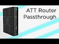 AT T Router Passthrough Mode Setup Guide
