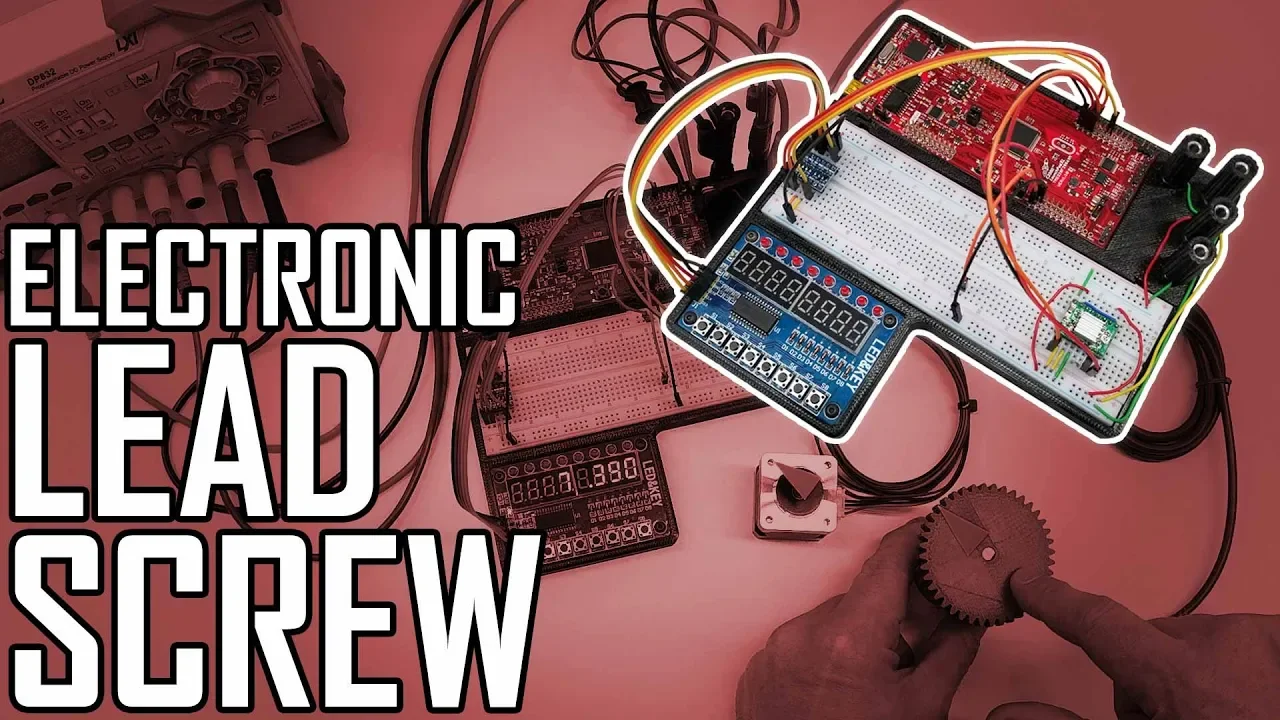 Lathe Electronic Leadscrew Part 1: Proof of Concept