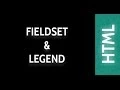 HTML Web Design Tutorials HTML Fieldset and Legend Lesson 26