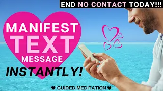 MANIFEST TEXT MESSAGE From Specific Person INSTANTLY 
