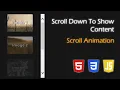 Fade In-Out Animation On Scroll with HTML CSS and JavaScript