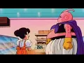 Majin Buu eats everything in a cake shop