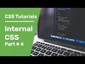 CSS Tutorials 4 Internal CSS In HTML Tutorials