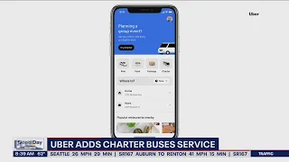 Uber adds a charter buses service feature to the app FOX 13 Seattle
