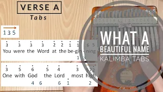 Download What A Beautiful Name - Hillsong Worship | Kalimba Tabs and Tutorial MP3