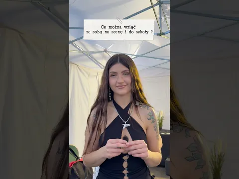 Co można wziąć ze sobą do szkoły i na scenę?