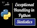 Errors and Exceptions in Python - Data Science with Python