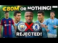 E80M OR NOTHING CITY REJECT BARCA S E70M RODRI BID