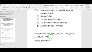 What are Thread Priorities in java