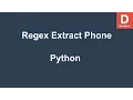 Selenium Python Regex Extract Phone Number