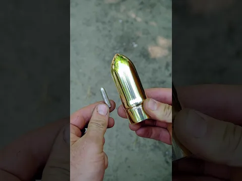 Recycling Brass Scrap into 40mm Projectile Replica