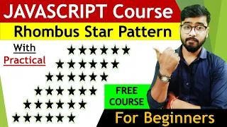 JavaScript Star Pattern Program Rhombus Star Pattern JavaScript Tutorial