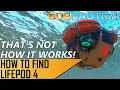 Subnautica How To Find Lifepod 4