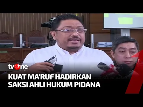 Pengacara Kuat Ma'ruf: Saksi JC Tidak Bisa Berdiri Sendiri, Siapa Tahu Cuma Melindungi Diri