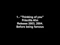 1. Thinking of you (Priscilla Ahn)