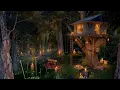 Download Lagu Tropical Rainforest Ambience 🏕️🌙 nature sounds for sleep 10 hours, rain on leaves \u0026 cozy treehouse.
