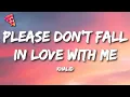 Download Lagu Khalid - Please Don't Fall In Love With Me