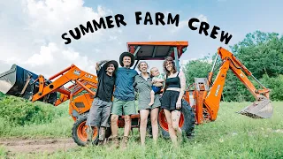 The Summer Work Crew Has Arrived!