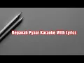 Lagu Bepanah Pyaar Karaoke With Lyrics | Payal Dev, Yasser Desai