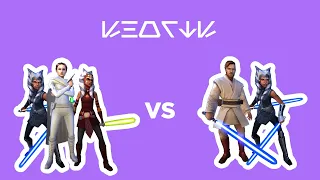 SWGOH Padme CAT vs JMK CAT no commentary
