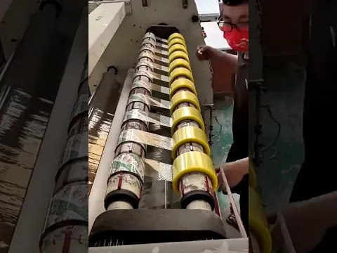 Multipurpose Tape Making #manufacturing #tape #new #machine #packaging #adhesive #stationery