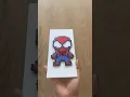 Perler Beads SpiderMan Creation Reverse