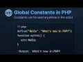 PHP Constants Explained constant vs define Full Guide for Beginners 2025 Update