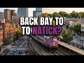 MBTA Route Review Boston - Commuter Rail Back Bay to Natick Center