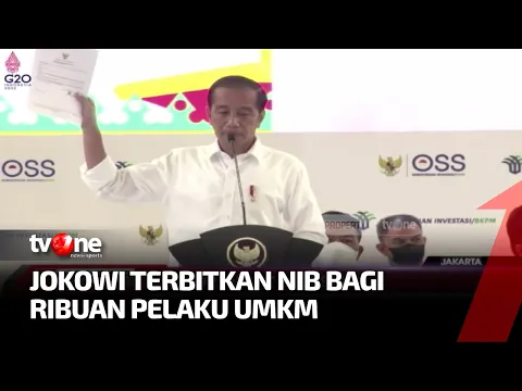 Presiden Jokowi Terbitkan Nomor Induk Berusaha