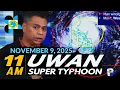 Bagyong UWAN Signal #5 na! Super Typhoon category na!