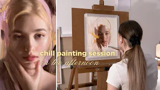 Painting a Portrait in Oil | ‘Aureoline’ ☀️ (painting tips)
