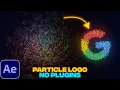 Particle Logo Animation Without Plugins After Effects Tutorial No Plugins