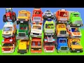 Lagu Koparki, Koparka, ciężarówka zabawki, dźwig Bagrownica, Ciągnik - straż pożarna - Toy Cars Vehicles