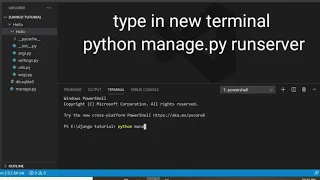 django runserver no such file or directory
