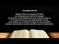 1 Corinthians 15 51 - 53 KJV bible verse