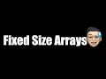 Arrays Fixed size arrays Packed arrays unpacked arrays in System Verilog