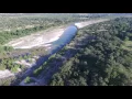 Big Oak Campground on the Nueces River near Camp Wood TX - Drone view