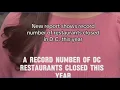 Record number of DC restaurants closed this year report shows