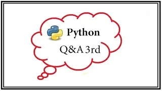 Python Ninja Bootcamp 25-Q A Third