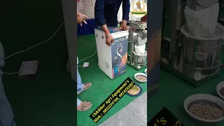Domestic flour mill and wooden flour mill cabinet Domestic flour mill