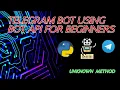 Telegram Bot API using python Unknown Method With out Py library