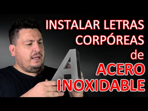 Download MP3 🪛🔧Montaje LETRAS CORPOREAS DE ACERO INOXIDABLE.