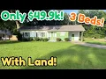 Three Bedroom Brick Home with LAND for Only 49 9k