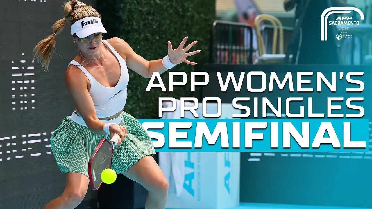Domenika Turkovic vs. Sofia Sewing in Women's Pro Singles at the APP Sacramento Open | APP Tour